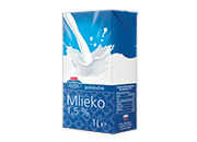 Mlieko polotučné 1,5% 1 l