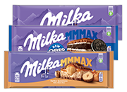 Milka čokoláda 3 druhy