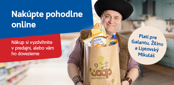 Nakúpte pohodlne online