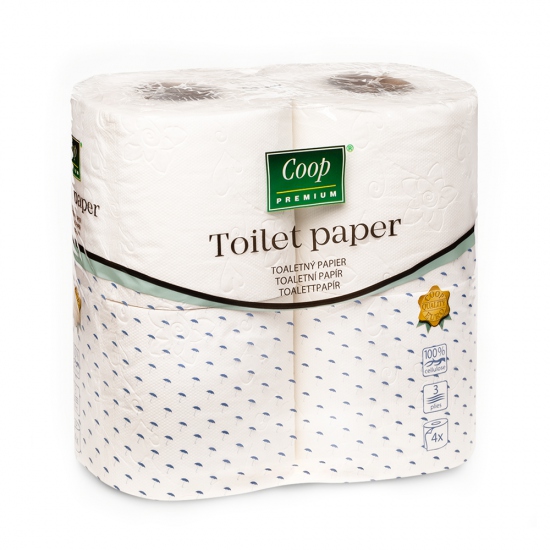 Toaletný papier 4ks