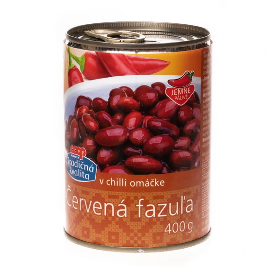 Fazuľa červená v chilli 400g 