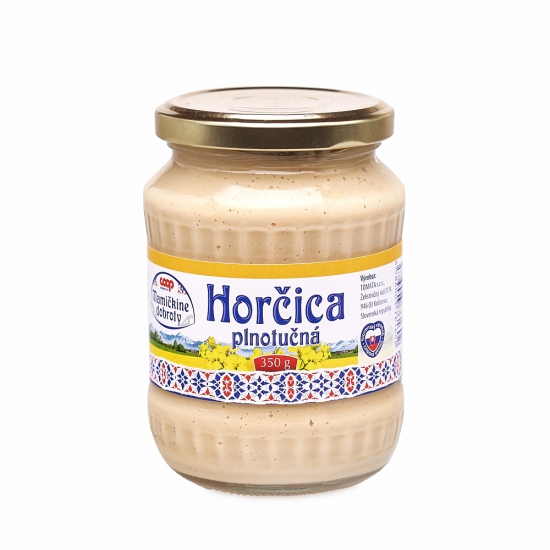 Horčica plnotučná 350g