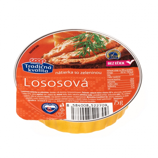 Nátierka lososová 75g 