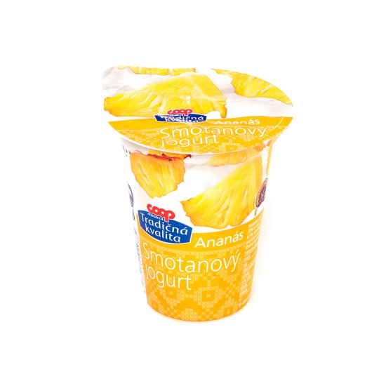 Smotanový jogurt ananás 150g