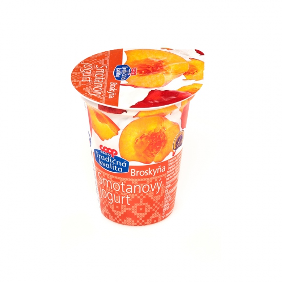 Smotanový jogurt broskyňa 150g