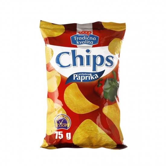 Chipsy paprika 75g
