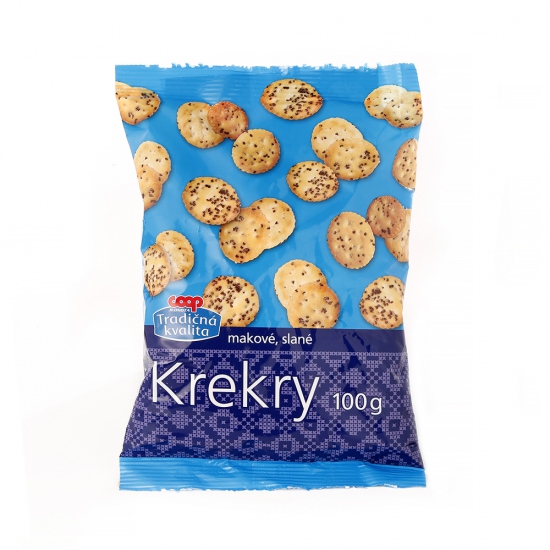 Makové krekry 100g