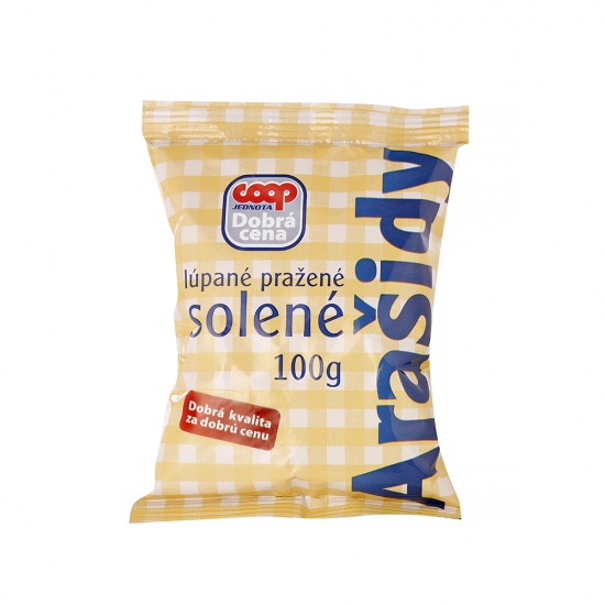 Arašidy pražené solené 100g 