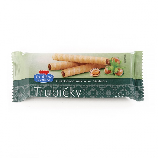 Trubičky lieskovoorieškové 30g