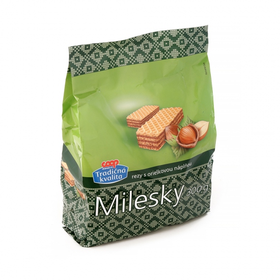 Milesky trubičky orieškové 300g