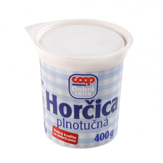 Horčica plnotučná 400g