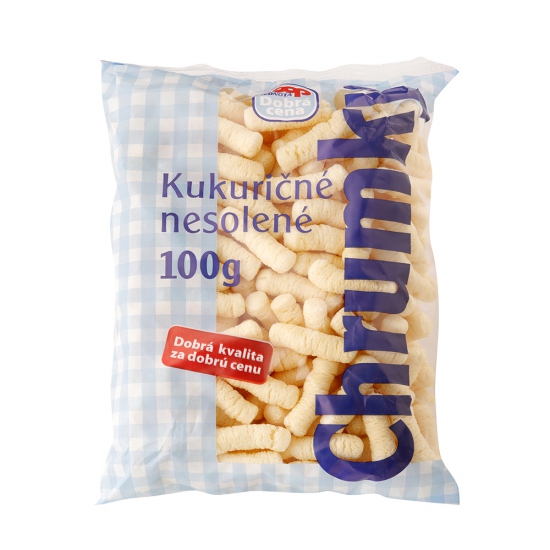 Kukuričné chrumky nesolené 100g