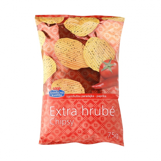 Chipsy Extra paradajka-paprika 75g