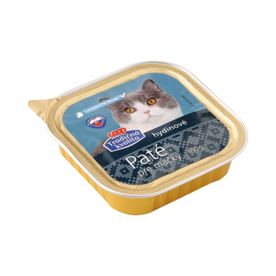 Paté pre mačky hydinové 100g