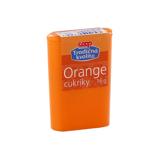 Cukríky orange 16g