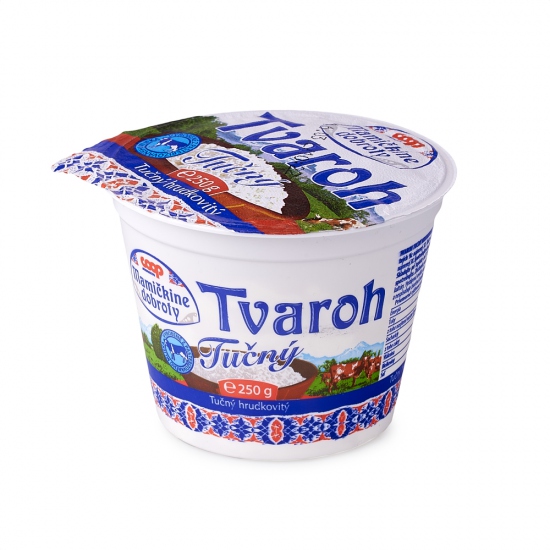 Tvaroh tučný hrudkovitý 250g