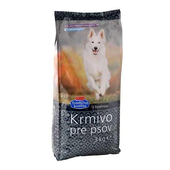 Krmivo pre psov s inulínom 3 kg