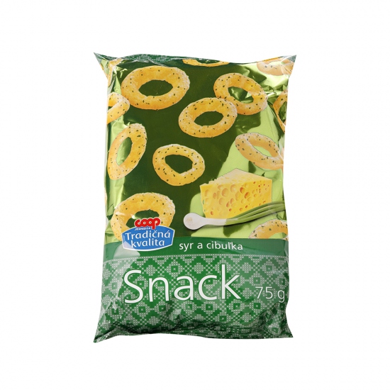 Snack príchuť Syr cibuľka75g