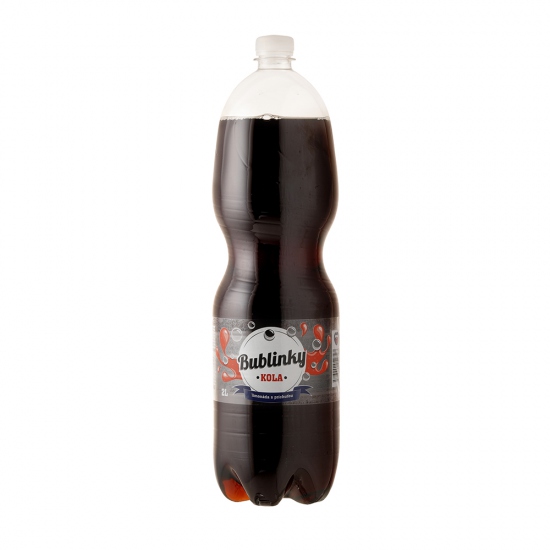 Bublinky s príchuťou cola s kofeínom 2L