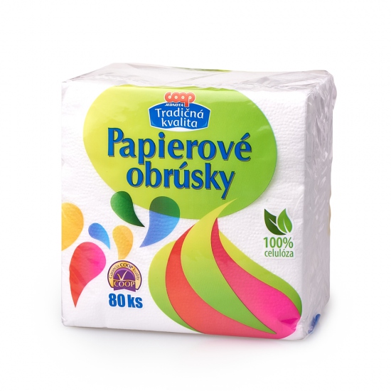 Papierové obrúsky 80ks