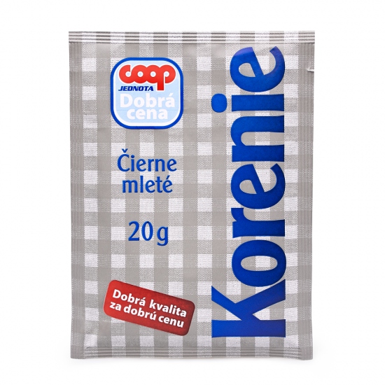 Korenie čierne mleté 20g