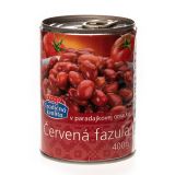 Fazuľa červená v parad. 400g